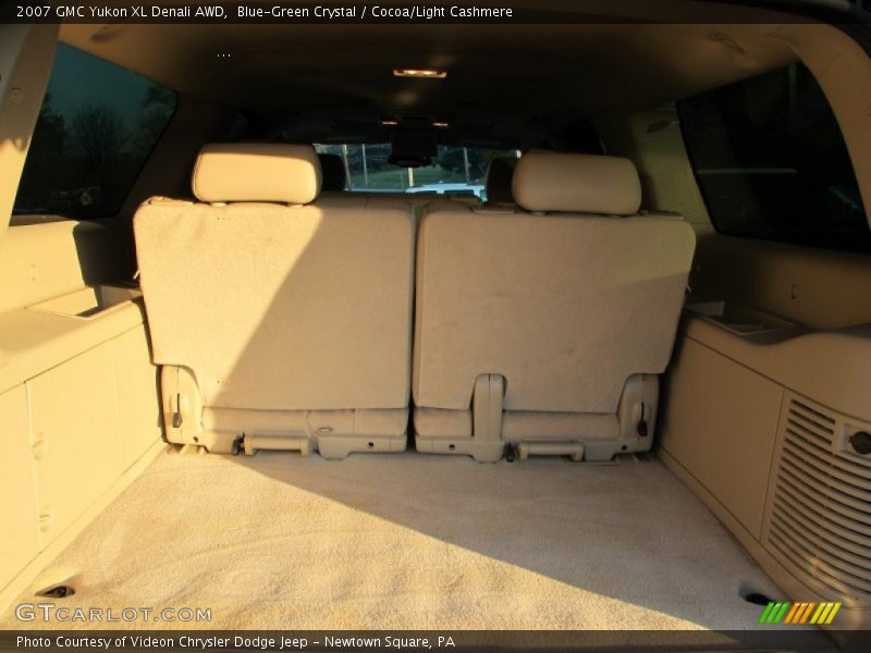 Blue-Green Crystal / Cocoa/Light Cashmere 2007 GMC Yukon XL Denali AWD