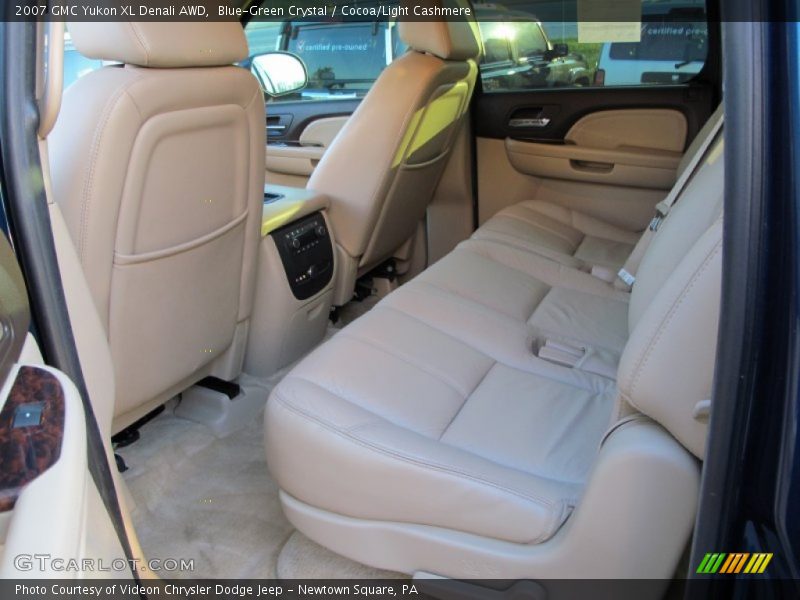 Blue-Green Crystal / Cocoa/Light Cashmere 2007 GMC Yukon XL Denali AWD