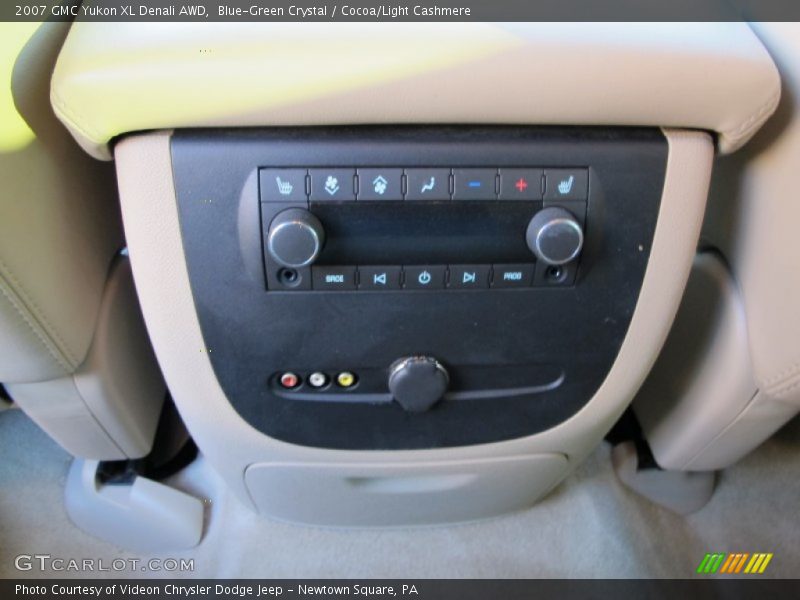 Blue-Green Crystal / Cocoa/Light Cashmere 2007 GMC Yukon XL Denali AWD