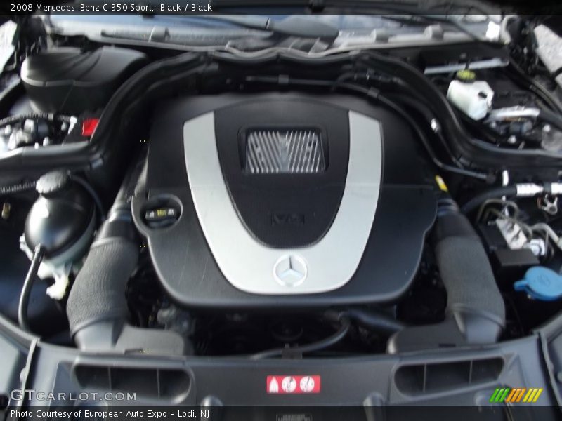 Black / Black 2008 Mercedes-Benz C 350 Sport