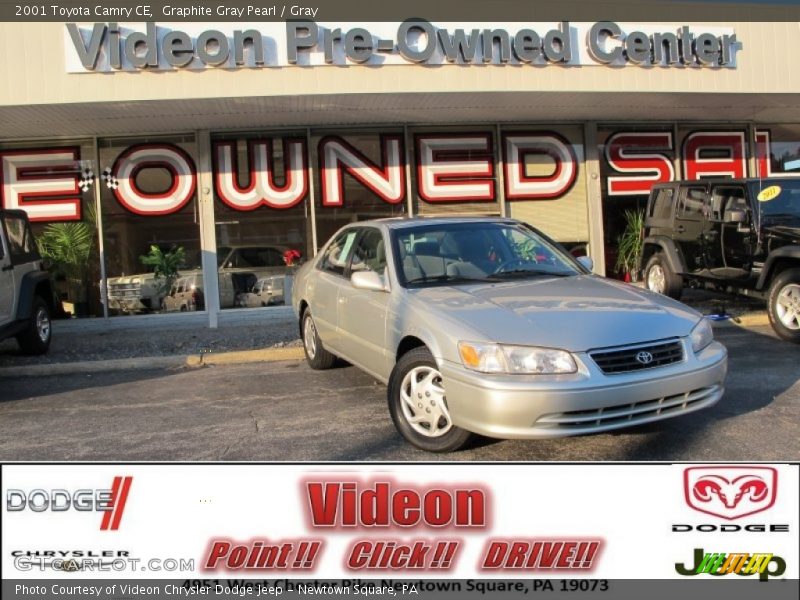 Graphite Gray Pearl / Gray 2001 Toyota Camry CE