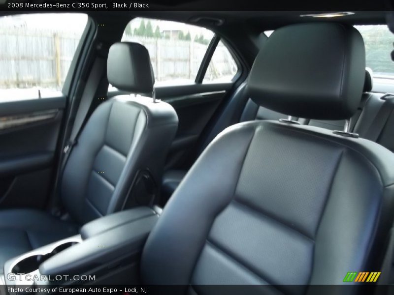 Black / Black 2008 Mercedes-Benz C 350 Sport