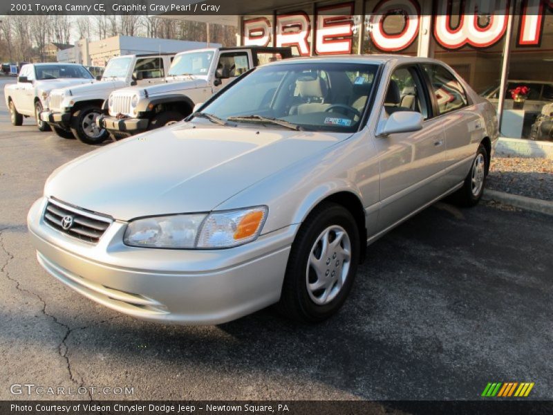 Graphite Gray Pearl / Gray 2001 Toyota Camry CE