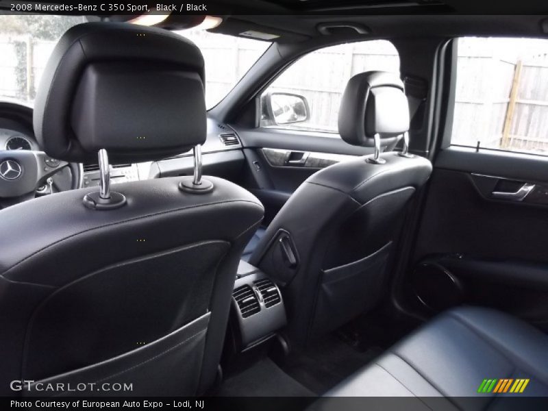 Black / Black 2008 Mercedes-Benz C 350 Sport