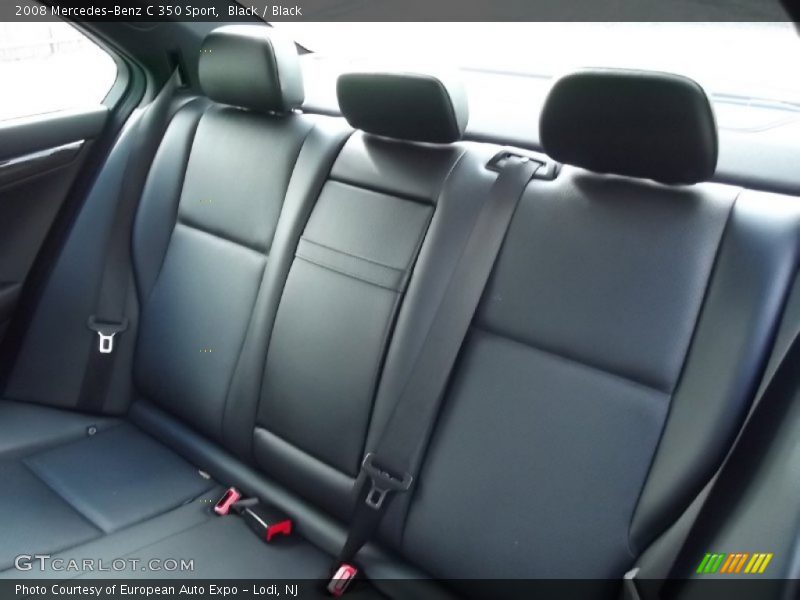 Black / Black 2008 Mercedes-Benz C 350 Sport