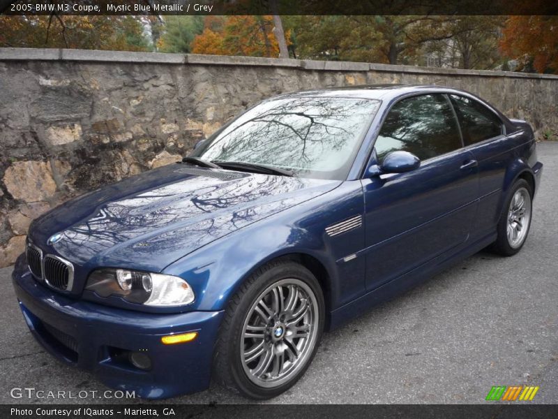 Mystic Blue Metallic / Grey 2005 BMW M3 Coupe