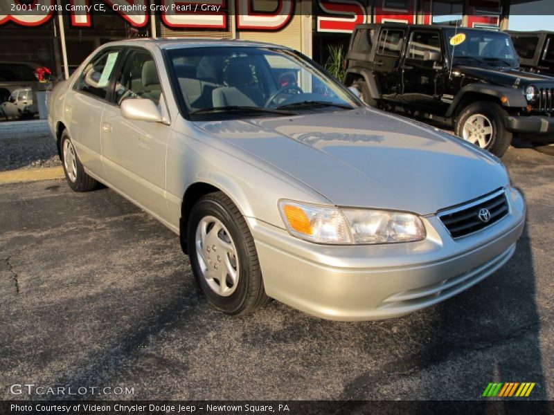Graphite Gray Pearl / Gray 2001 Toyota Camry CE