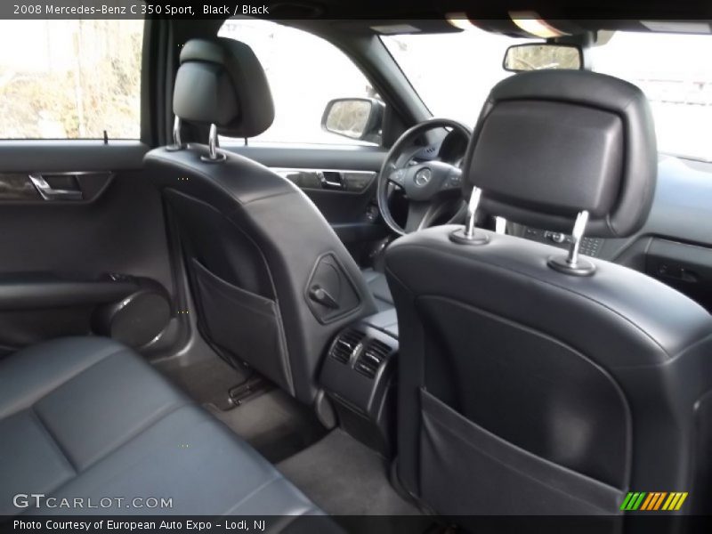 Black / Black 2008 Mercedes-Benz C 350 Sport