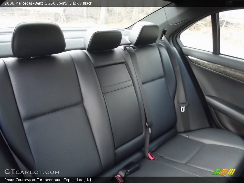 Black / Black 2008 Mercedes-Benz C 350 Sport