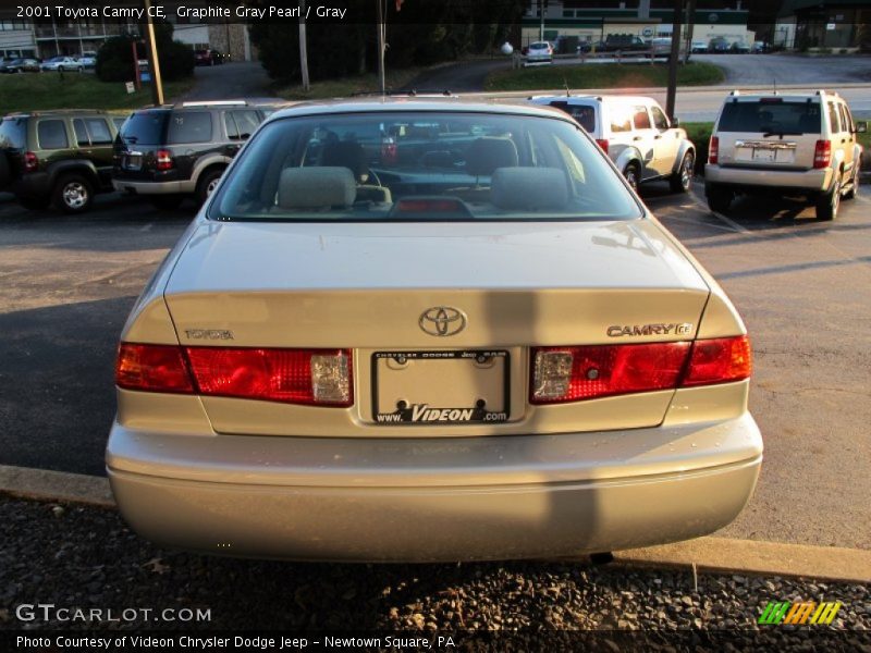 Graphite Gray Pearl / Gray 2001 Toyota Camry CE