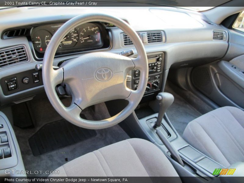 Graphite Gray Pearl / Gray 2001 Toyota Camry CE