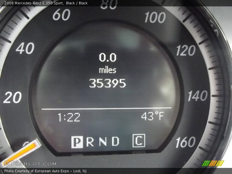 Black / Black 2008 Mercedes-Benz C 350 Sport