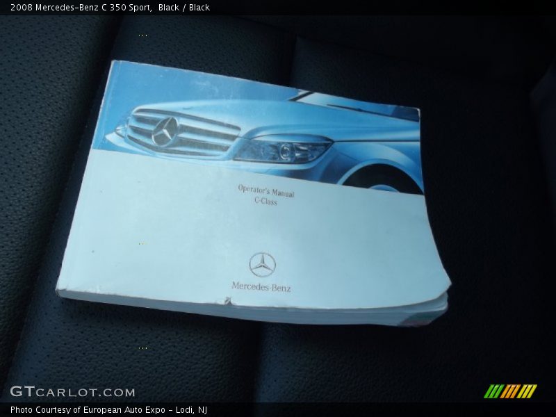 Black / Black 2008 Mercedes-Benz C 350 Sport