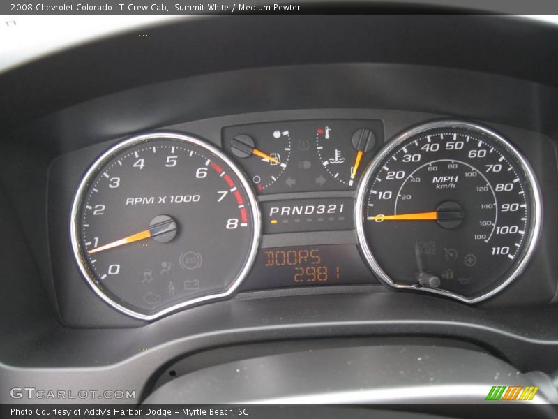 Summit White / Medium Pewter 2008 Chevrolet Colorado LT Crew Cab