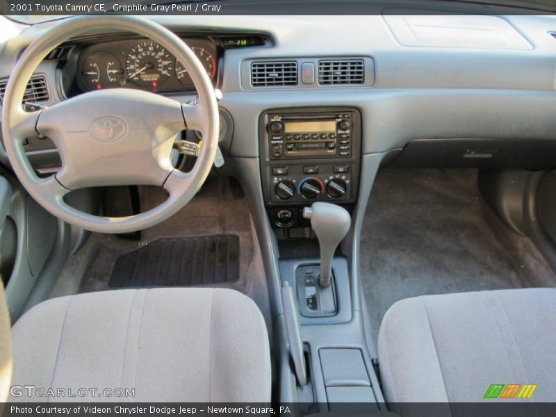 Graphite Gray Pearl / Gray 2001 Toyota Camry CE