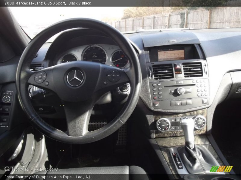 Black / Black 2008 Mercedes-Benz C 350 Sport