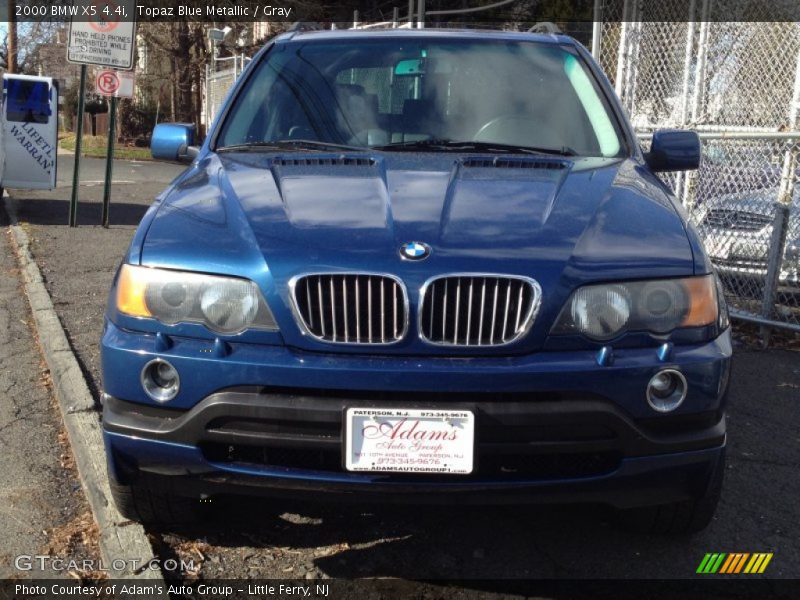 Topaz Blue Metallic / Gray 2000 BMW X5 4.4i
