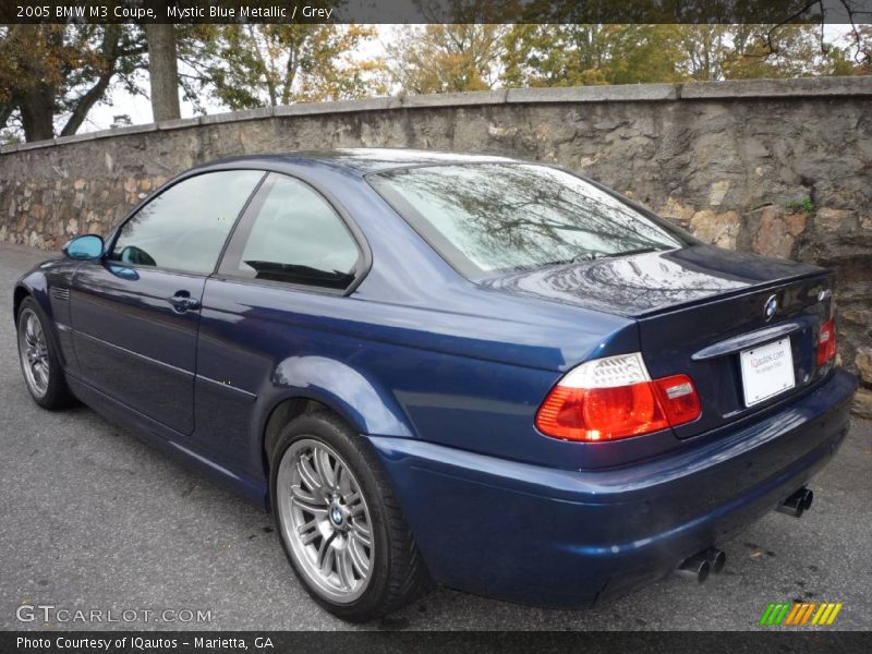 Mystic Blue Metallic / Grey 2005 BMW M3 Coupe