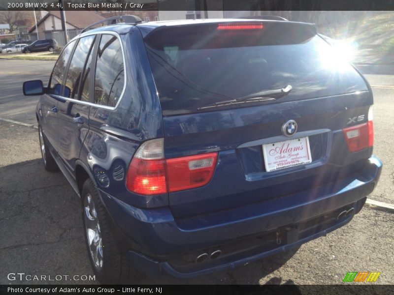 Topaz Blue Metallic / Gray 2000 BMW X5 4.4i