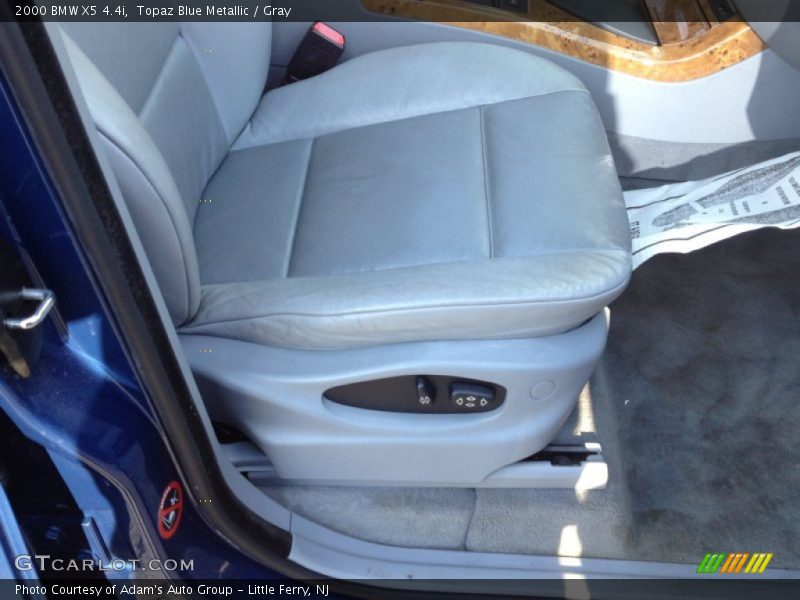 Topaz Blue Metallic / Gray 2000 BMW X5 4.4i