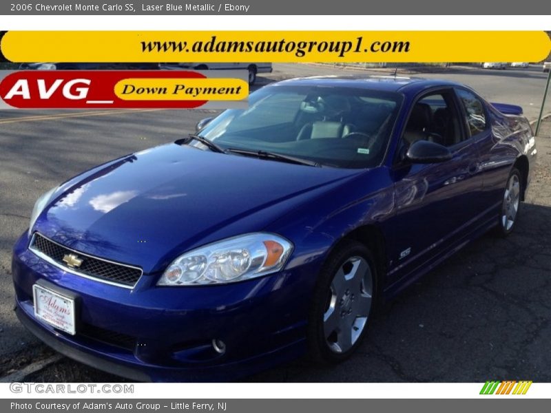 Laser Blue Metallic / Ebony 2006 Chevrolet Monte Carlo SS