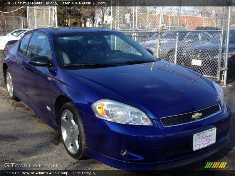 Laser Blue Metallic / Ebony 2006 Chevrolet Monte Carlo SS