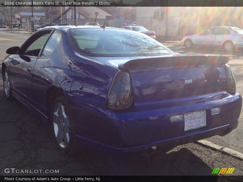 Laser Blue Metallic / Ebony 2006 Chevrolet Monte Carlo SS