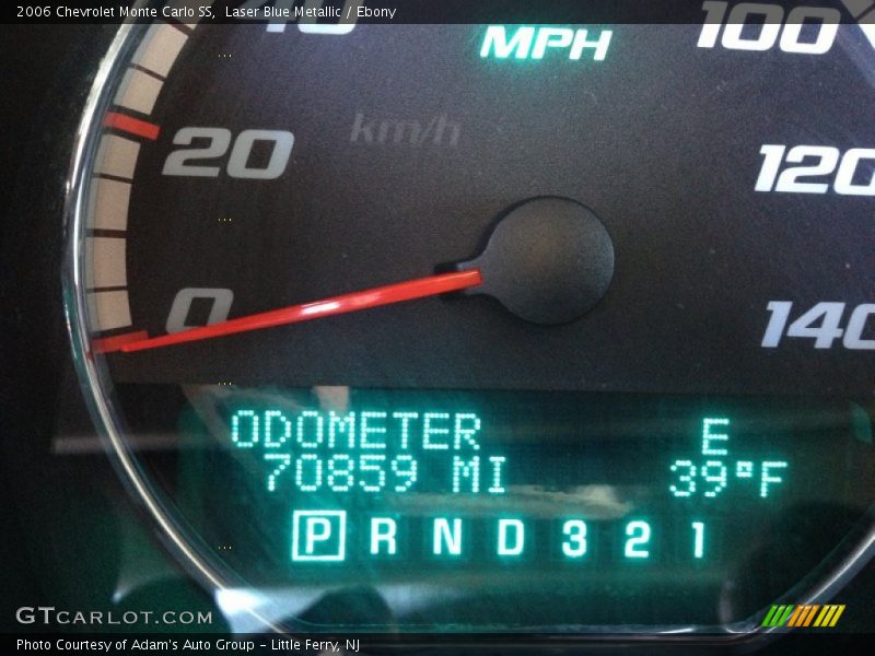 Laser Blue Metallic / Ebony 2006 Chevrolet Monte Carlo SS