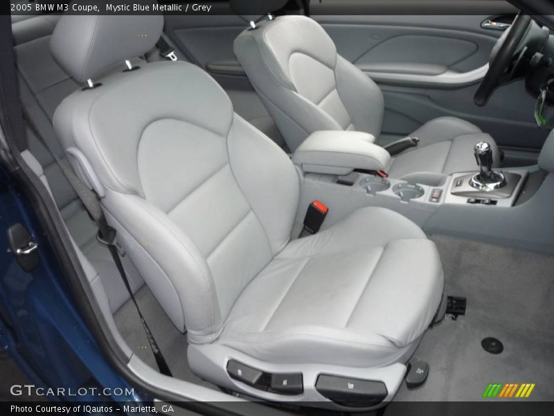 Mystic Blue Metallic / Grey 2005 BMW M3 Coupe