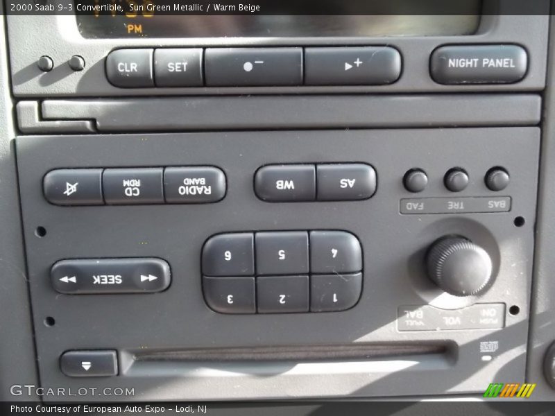 Audio System of 2000 9-3 Convertible
