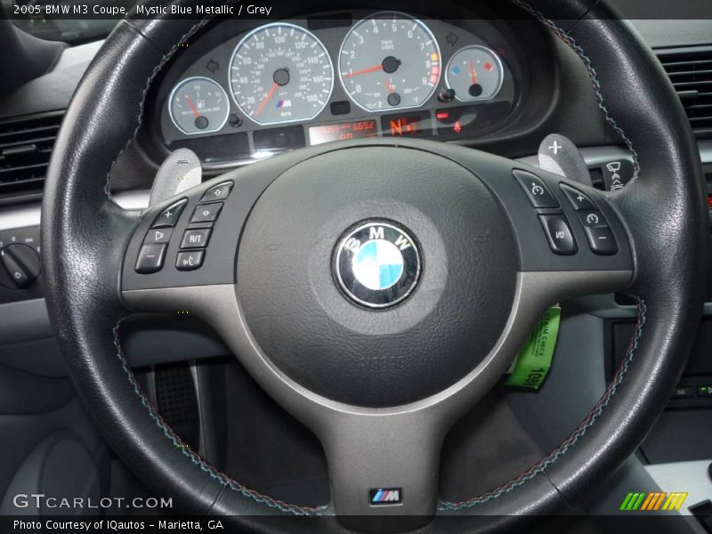 Mystic Blue Metallic / Grey 2005 BMW M3 Coupe