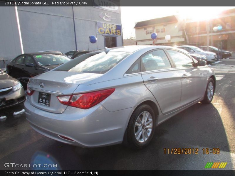 Radiant Silver / Gray 2011 Hyundai Sonata GLS