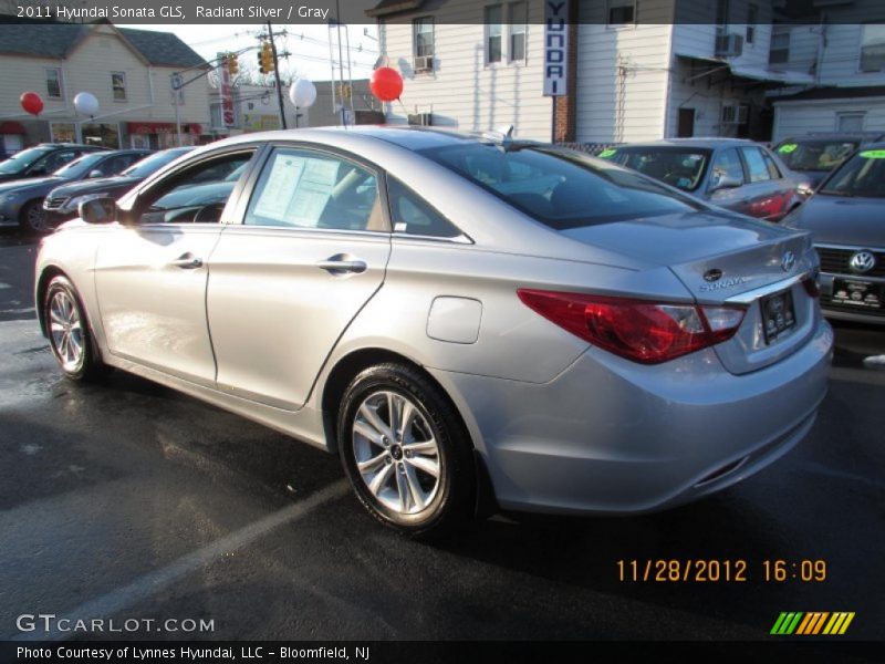 Radiant Silver / Gray 2011 Hyundai Sonata GLS