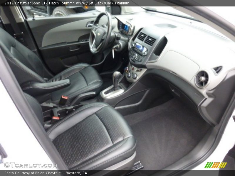 Summit White / Jet Black/Dark Titanium 2012 Chevrolet Sonic LTZ Hatch