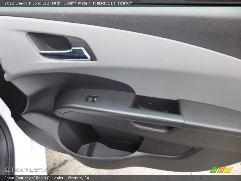 Summit White / Jet Black/Dark Titanium 2012 Chevrolet Sonic LTZ Hatch