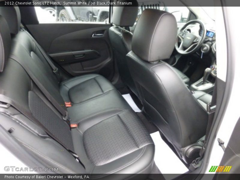 Summit White / Jet Black/Dark Titanium 2012 Chevrolet Sonic LTZ Hatch