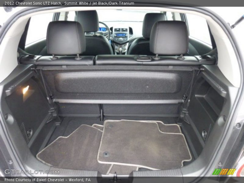 Summit White / Jet Black/Dark Titanium 2012 Chevrolet Sonic LTZ Hatch