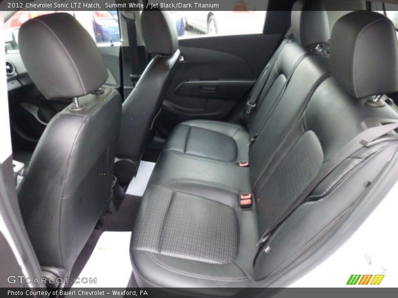 Summit White / Jet Black/Dark Titanium 2012 Chevrolet Sonic LTZ Hatch