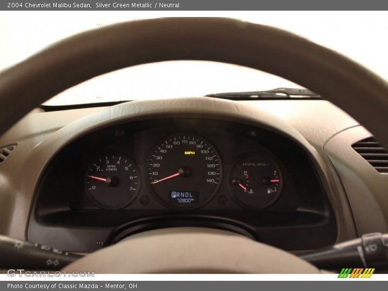 Silver Green Metallic / Neutral 2004 Chevrolet Malibu Sedan