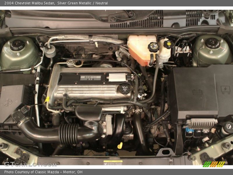 Silver Green Metallic / Neutral 2004 Chevrolet Malibu Sedan