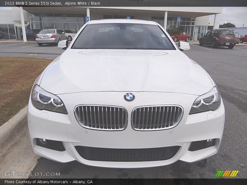 Alpine White / Black 2013 BMW 5 Series 550i Sedan