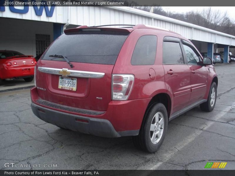 Salsa Red Metallic / Light Cashmere 2006 Chevrolet Equinox LT AWD