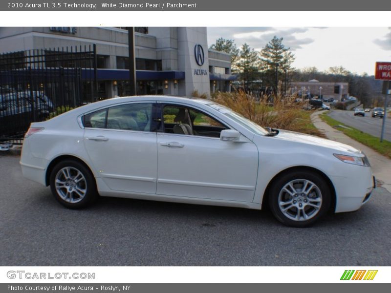 White Diamond Pearl / Parchment 2010 Acura TL 3.5 Technology