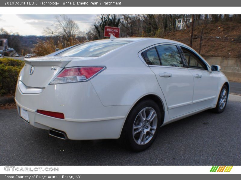 White Diamond Pearl / Parchment 2010 Acura TL 3.5 Technology