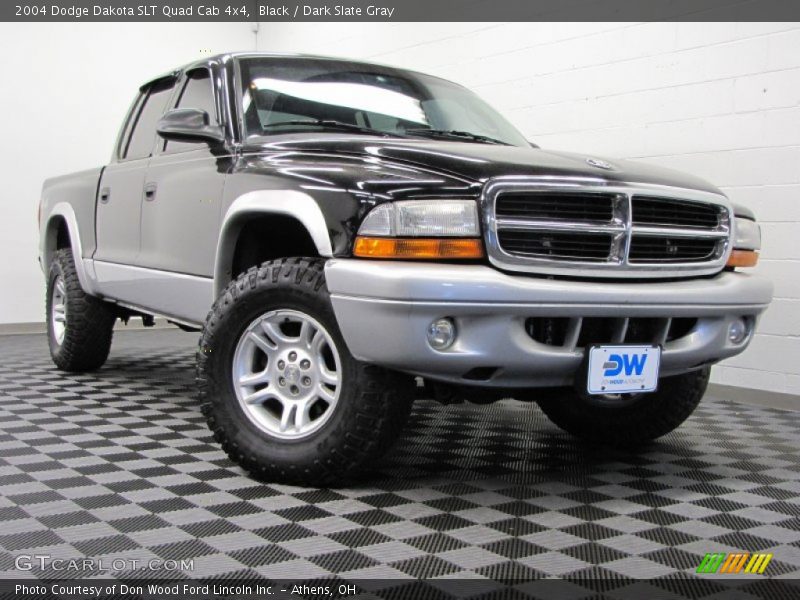 Black / Dark Slate Gray 2004 Dodge Dakota SLT Quad Cab 4x4