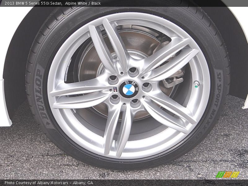 Alpine White / Black 2013 BMW 5 Series 550i Sedan