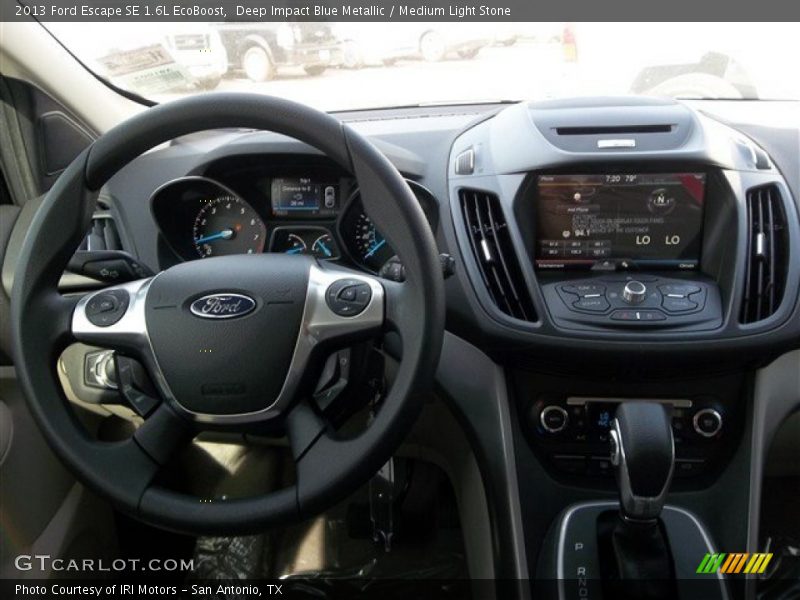 Deep Impact Blue Metallic / Medium Light Stone 2013 Ford Escape SE 1.6L EcoBoost