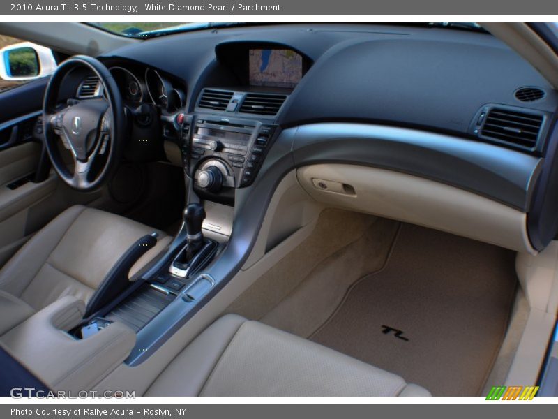 White Diamond Pearl / Parchment 2010 Acura TL 3.5 Technology