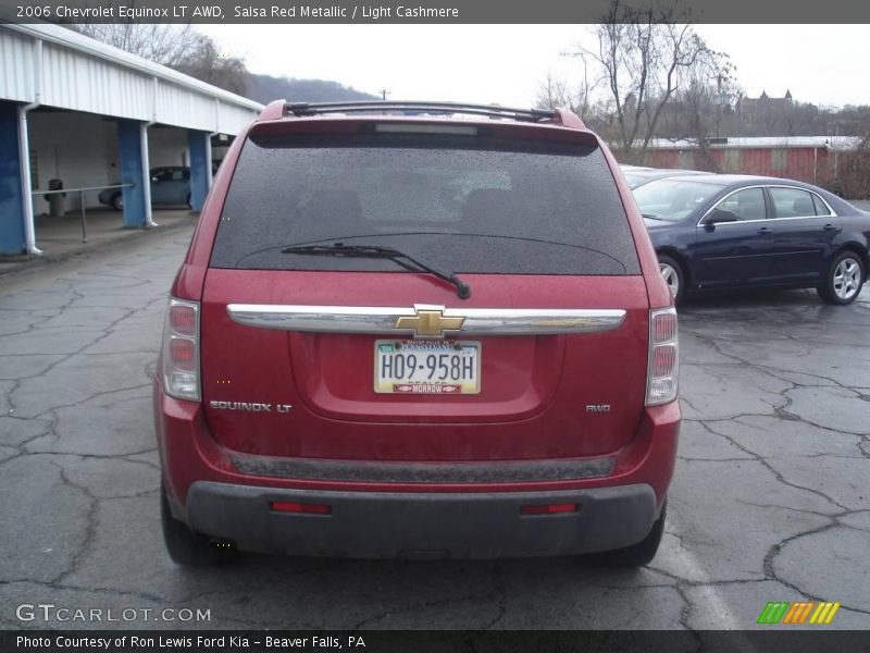 Salsa Red Metallic / Light Cashmere 2006 Chevrolet Equinox LT AWD