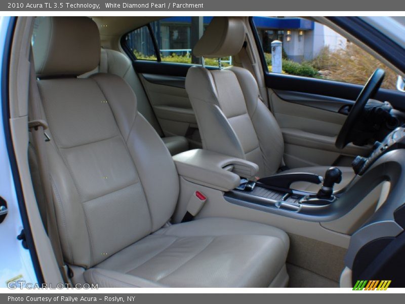 White Diamond Pearl / Parchment 2010 Acura TL 3.5 Technology